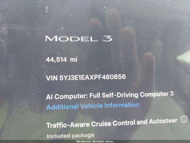 Tesla Model 3 Rear-wheel Drive 2023 5YJ3E1EAXPF480856 Image 16