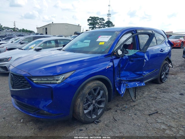 2024 Acura Mdx A-spec მანქანა იყიდება აუქციონზე, vin: 5J8YE1H05RL001866, აუქციონის ნომერი: 45341282