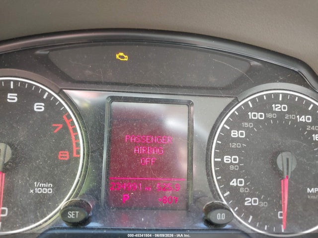 45341504 :رقم المزاد ، WA1LKAFP9AA080809 vin ، 2010 Audi Q5 3.2 Premium مزاد بيع