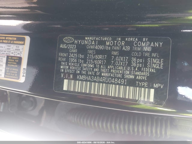 Hyundai Kona Se 2024 KM8HA3AB4RU048491 Image 9