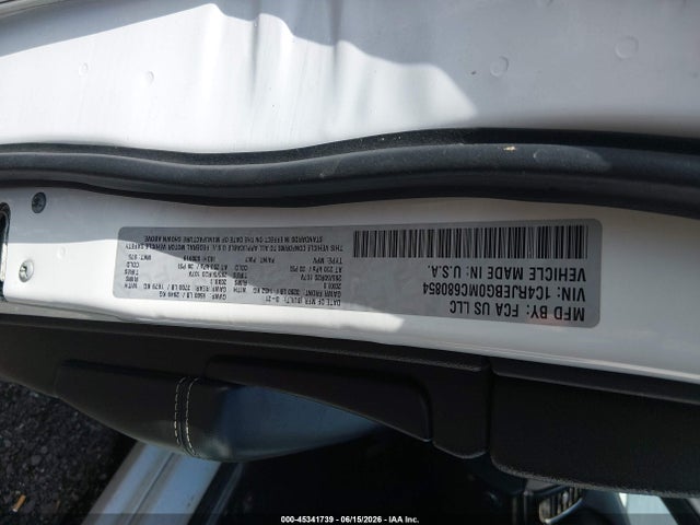 Продажа на аукционе авто 2021 Jeep Grand Cherokee 80th Anniversary 4x2, vin: 1C4RJEBG0MC680854, номер лота: 45341739