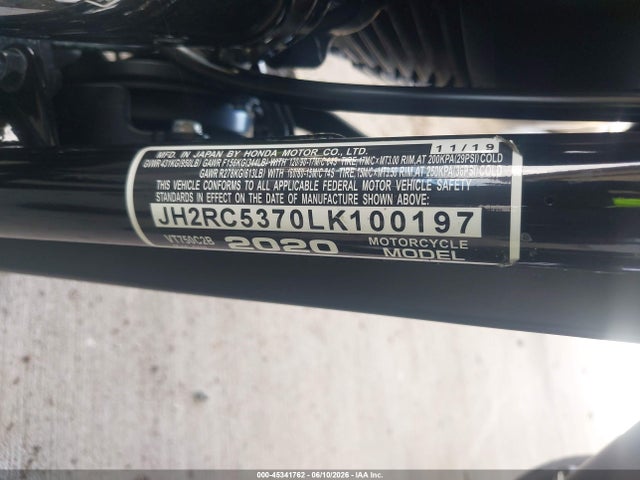 Honda Vt750 C2b 2020 JH2RC5370LK100197 Image 10