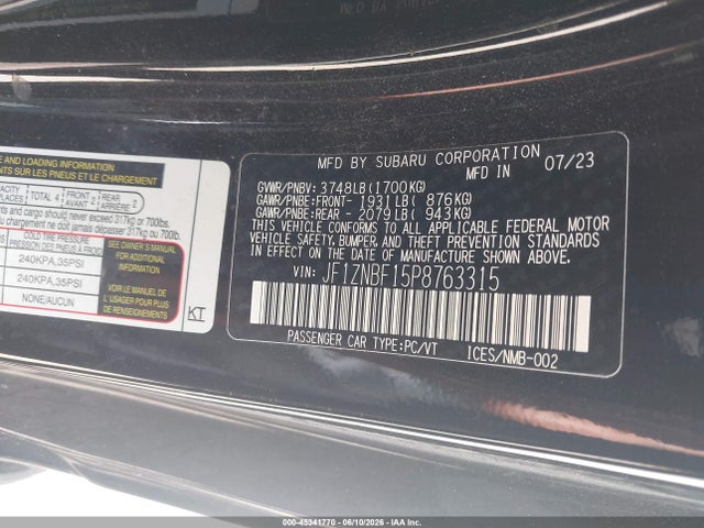 Toyota Gr86 Premium 2023 JF1ZNBF15P8763315 Image 9