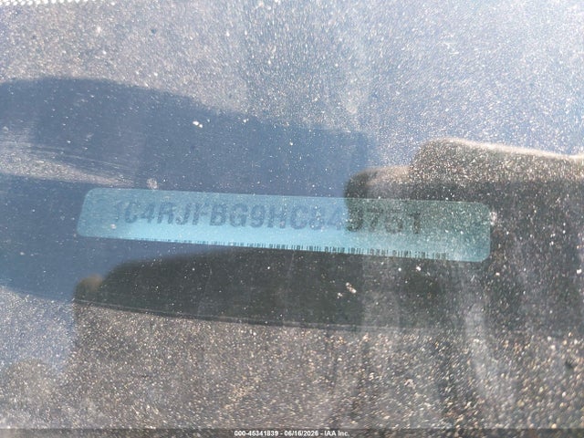 45341839 :رقم المزاد ، 1C4RJFBG9HC849751 vin ، 2017 Jeep Grand Cherokee Limited 4x4 مزاد بيع