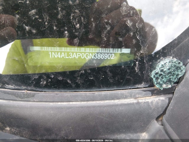 45341896 :رقم المزاد ، 1N4AL3AP0GN386902 vin ، 2016 Nissan Altima 2.5 S مزاد بيع