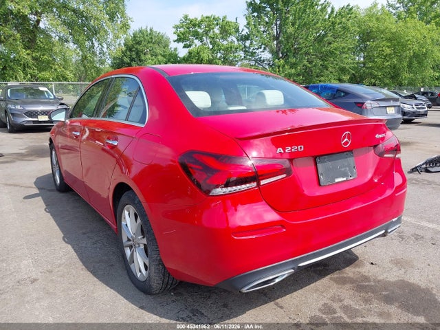 45341952 :رقم المزاد ، WDD3G4FBXKW023493 vin ، 2019 Mercedes-benz A 220 4matic مزاد بيع