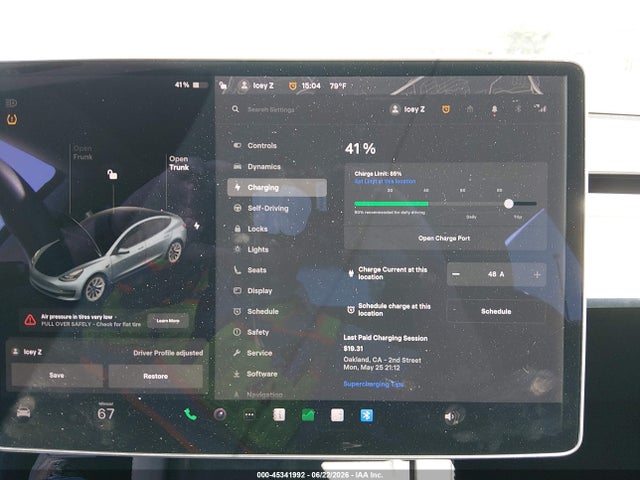 5YJ3E1EB9NF138756 Tesla Model 3 Long Range Dual Motor All-wheel Drive