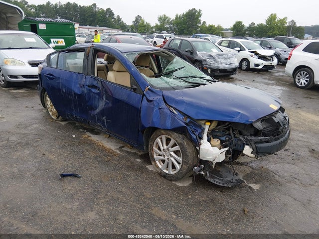 2012 Mazda Mazda3 I Touring მანქანა იყიდება აუქციონზე, vin: JM1BL1VF0C1513699, აუქციონის ნომერი: 45342040