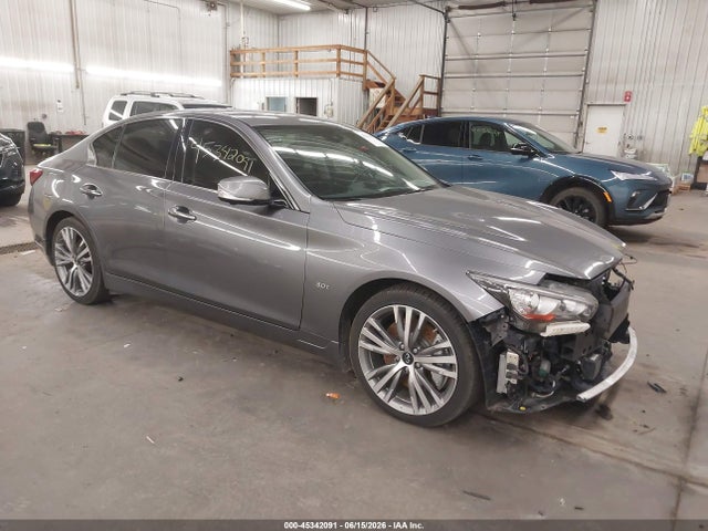 2019 Infiniti Q50 3.0t Sport მანქანა იყიდება აუქციონზე, vin: JN1EV7AR5KM557322, აუქციონის ნომერი: 45342091