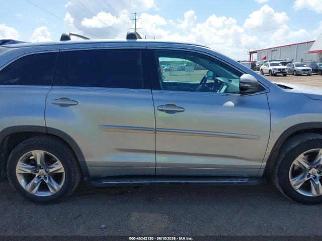 45342130 :رقم المزاد ، 5TDYKRFH2ES016980 vin ، 2014 Toyota Highlander Limited V6 مزاد بيع