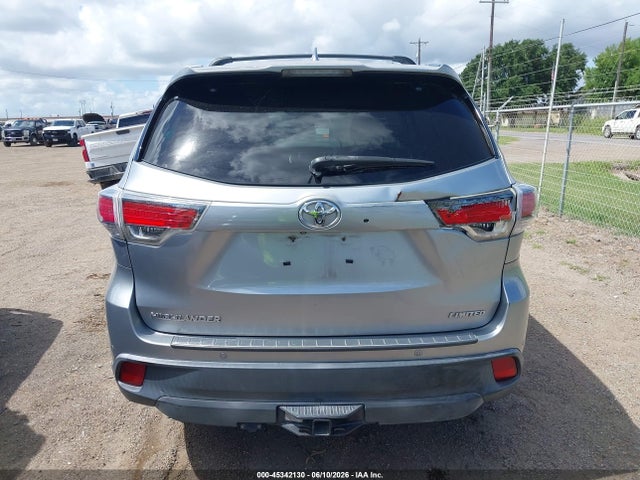 45342130 :رقم المزاد ، 5TDYKRFH2ES016980 vin ، 2014 Toyota Highlander Limited V6 مزاد بيع
