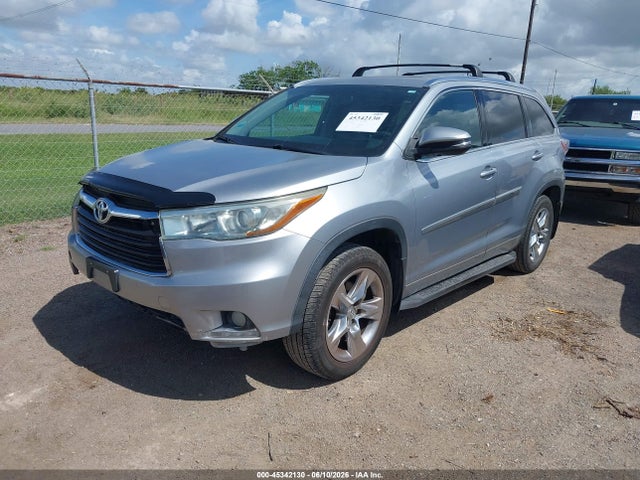 45342130 :رقم المزاد ، 5TDYKRFH2ES016980 vin ، 2014 Toyota Highlander Limited V6 مزاد بيع