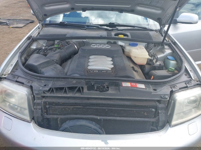 2002 Audi A6 4.2l მანქანა იყიდება აუქციონზე, vin: WAUML54B72N095371, აუქციონის ნომერი: 45342132