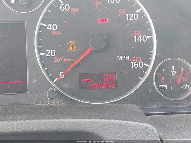 2002 Audi A6 4.2l მანქანა იყიდება აუქციონზე, vin: WAUML54B72N095371, აუქციონის ნომერი: 45342132