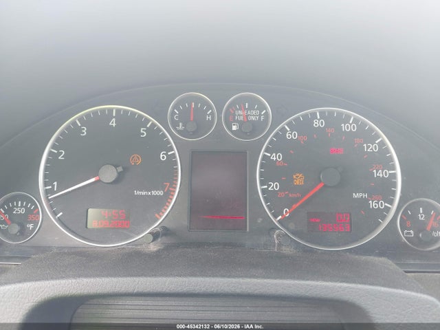 2002 Audi A6 4.2l მანქანა იყიდება აუქციონზე, vin: WAUML54B72N095371, აუქციონის ნომერი: 45342132