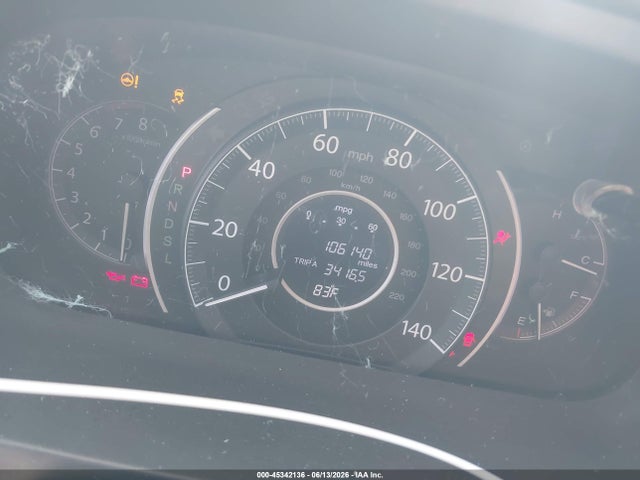 45342136 :رقم المزاد ، 5J6RM3H35GL022090 vin ، 2016 Honda Cr-v Lx مزاد بيع