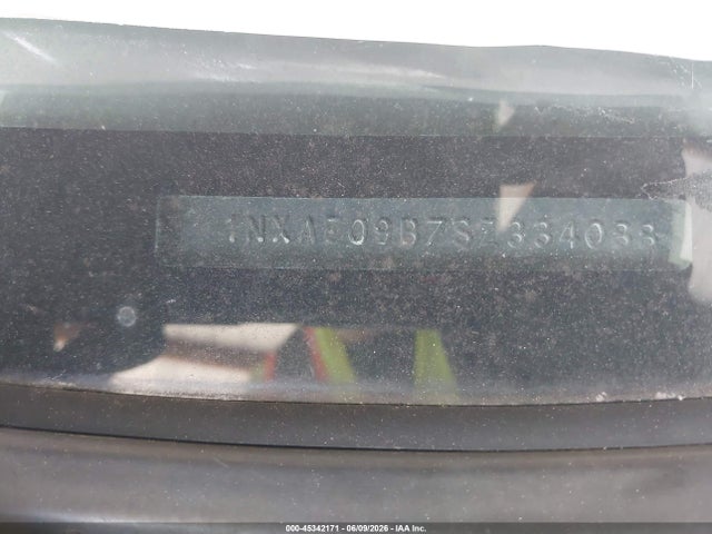 Aukcja sprzedaży 1995 Toyota Corolla Le/dx, vin: 1NXAE09B7SZ334088, numer aukcji: 45342171