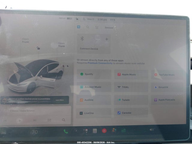Продаж на аукціоні авто 2025 Tesla Model 3 Long Range Rear-wheel Drive/standard Rear-wheel Drive, vin: 5YJ3E1EA6SF066207, номер лоту: 45342206