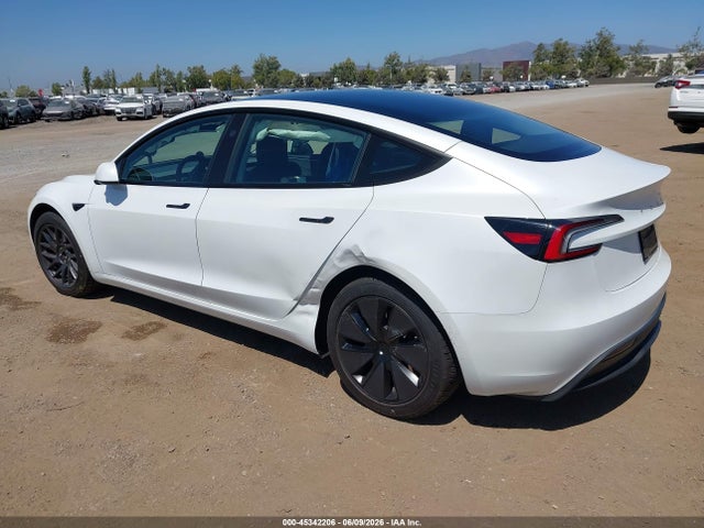 Продаж на аукціоні авто 2025 Tesla Model 3 Long Range Rear-wheel Drive/standard Rear-wheel Drive, vin: 5YJ3E1EA6SF066207, номер лоту: 45342206