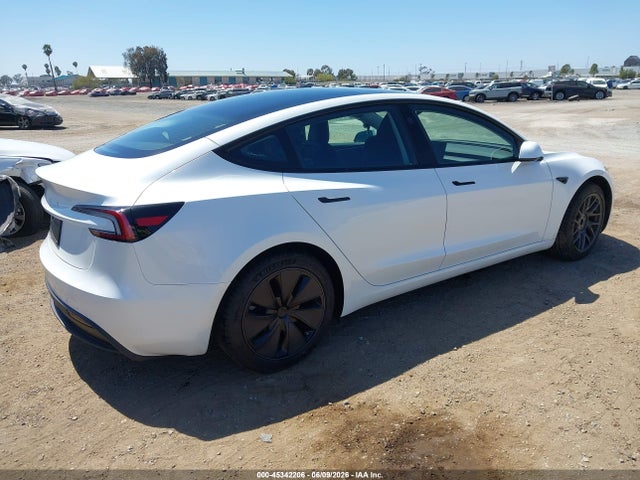 Продаж на аукціоні авто 2025 Tesla Model 3 Long Range Rear-wheel Drive/standard Rear-wheel Drive, vin: 5YJ3E1EA6SF066207, номер лоту: 45342206