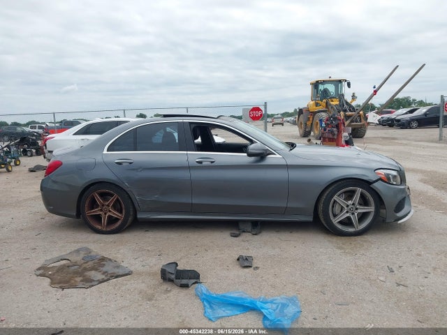 45342238 :رقم المزاد ، 55SWF4KB2HU217365 vin ، 2017 Mercedes-benz C 300 Sport 4matic مزاد بيع