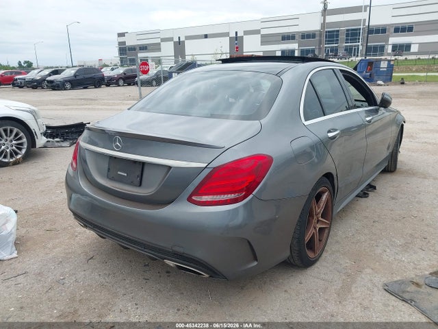 45342238 :رقم المزاد ، 55SWF4KB2HU217365 vin ، 2017 Mercedes-benz C 300 Sport 4matic مزاد بيع