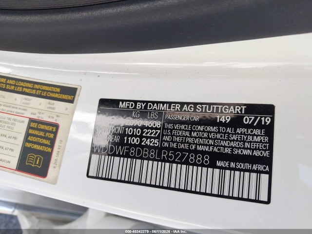 Mercedes-Benz C 300 2020 WDDWF8DB8LR527888 Image 9