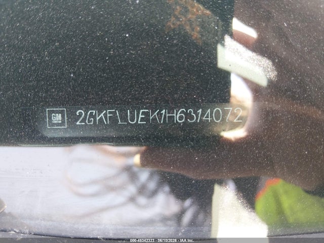 Продажа на аукционе авто 2017 Gmc Terrain Slt, vin: 2GKFLUEK1H6314072, номер лота: 45342323