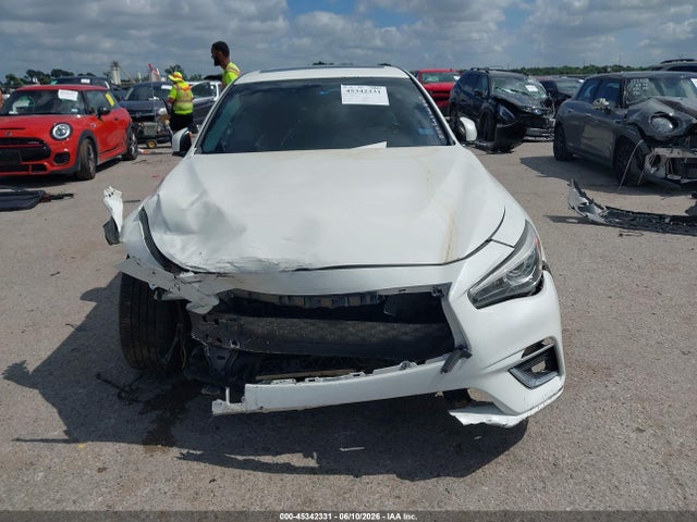 Aukcja sprzedaży 2018 Infiniti Q50 3.0t Luxe, vin: JN1EV7ARXJM434162, numer aukcji: 45342331