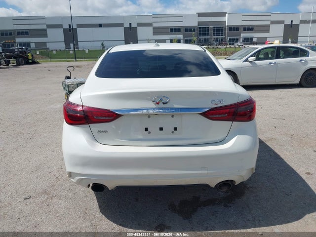 Aukcja sprzedaży 2018 Infiniti Q50 3.0t Luxe, vin: JN1EV7ARXJM434162, numer aukcji: 45342331