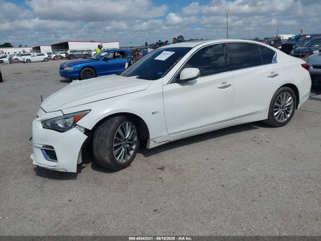 Aukcja sprzedaży 2018 Infiniti Q50 3.0t Luxe, vin: JN1EV7ARXJM434162, numer aukcji: 45342331