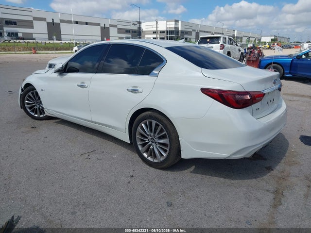 Aukcja sprzedaży 2018 Infiniti Q50 3.0t Luxe, vin: JN1EV7ARXJM434162, numer aukcji: 45342331