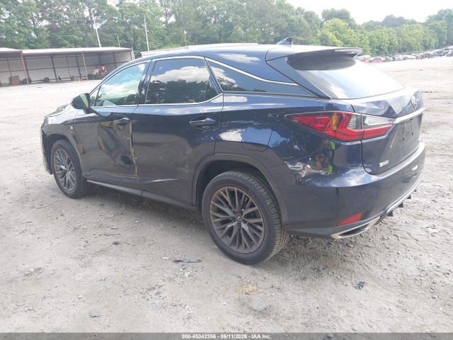 45342356 :رقم المزاد ، 2T2SZMDA2LC252377 vin ، 2020 Lexus Rx 350 F Sport مزاد بيع