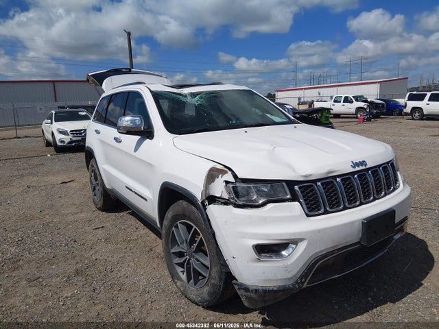 2019 Jeep Grand Cherokee Limited 4x2 მანქანა იყიდება აუქციონზე, vin: 1C4RJEBG0KC689972, აუქციონის ნომერი: 45342382