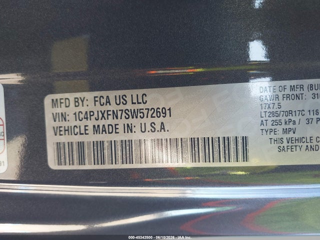 Aukcja sprzedaży 2025 Jeep Wrangler 4-door Rubicon 4x4, vin: 1C4PJXFN7SW572691, numer aukcji: 45342500