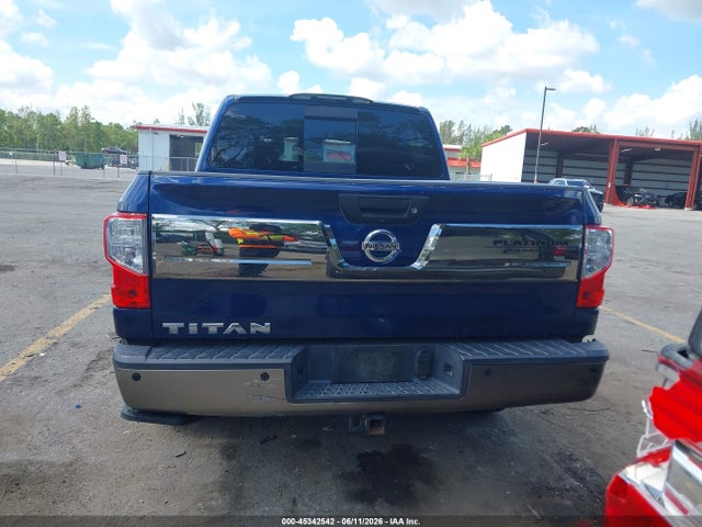 2017 Nissan Titan Platinum Reserve მანქანა იყიდება აუქციონზე, vin: 1N6AA1E61HN571173, აუქციონის ნომერი: 45342542
