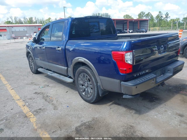 2017 Nissan Titan Platinum Reserve მანქანა იყიდება აუქციონზე, vin: 1N6AA1E61HN571173, აუქციონის ნომერი: 45342542