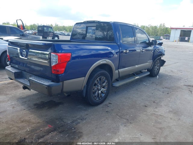 2017 Nissan Titan Platinum Reserve მანქანა იყიდება აუქციონზე, vin: 1N6AA1E61HN571173, აუქციონის ნომერი: 45342542