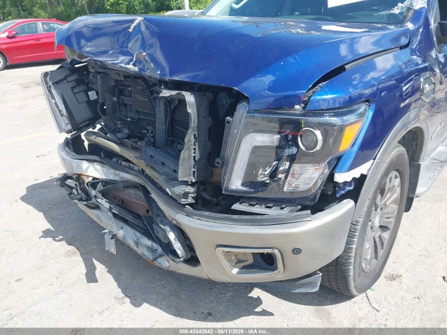 2017 Nissan Titan Platinum Reserve მანქანა იყიდება აუქციონზე, vin: 1N6AA1E61HN571173, აუქციონის ნომერი: 45342542