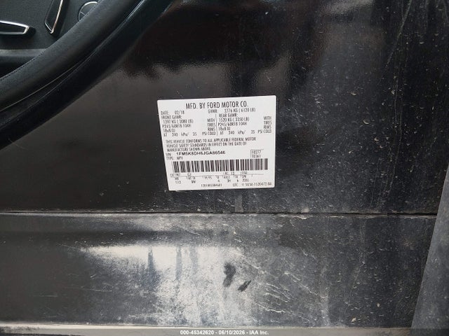 Ford EXPLORER XLT 2018 1FM5K8DH6JGA86546 Image 9