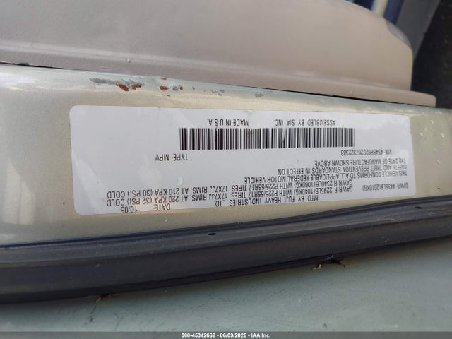 Aukcja sprzedaży 2006 Subaru Outback 2.5i Limited, vin: 4S4BP62C267322388, numer aukcji: 45342662