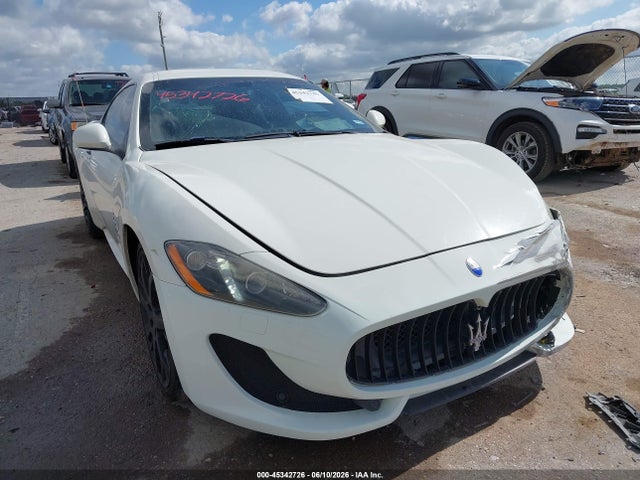 Продажа на аукционе авто 2014 Maserati Granturismo Mc/sport, vin: ZAM45VLA3E0109401, номер лота: 45342726