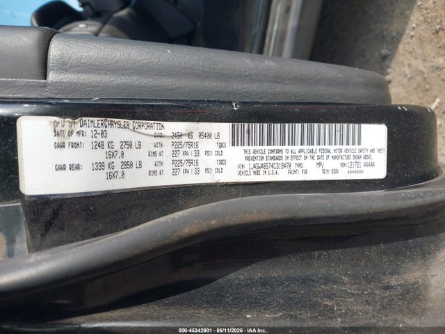 Aukcja sprzedaży 2004 Jeep Grand Cherokee Laredo, vin: 1J4GW48S74C319470, numer aukcji: 45342981