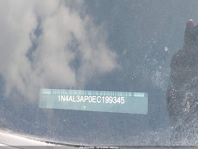 1N4AL3AP0EC199345 Nissan Altima 2.5/2.5 S/2.5 Sl/2.5 Sv