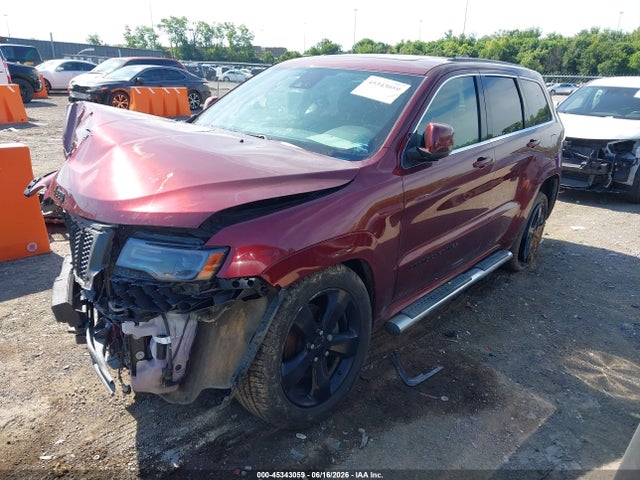 Aukcja sprzedaży 2016 Jeep Grand Cherokee High Altitude, vin: 1C4RJECG1GC400121, numer aukcji: 45343059