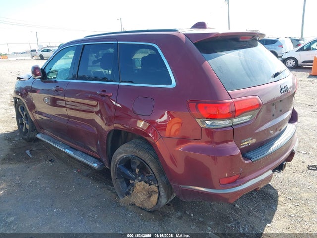 Aukcja sprzedaży 2016 Jeep Grand Cherokee High Altitude, vin: 1C4RJECG1GC400121, numer aukcji: 45343059