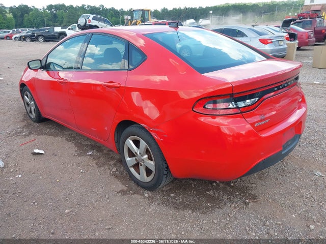 2016 Dodge Dart Sxt მანქანა იყიდება აუქციონზე, vin: 1C3CDFBB4GD766551, აუქციონის ნომერი: 45343226