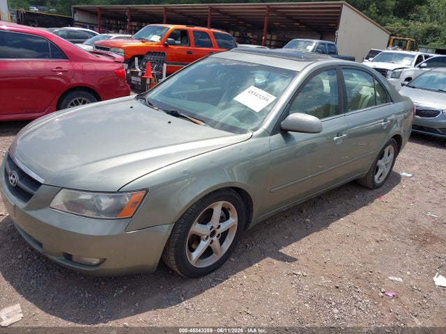 2007 Hyundai Sonata Limited/limited W/xm/se/se W/xm მანქანა იყიდება აუქციონზე, vin: 5NPEU46F27H192547, აუქციონის ნომერი: 45343259