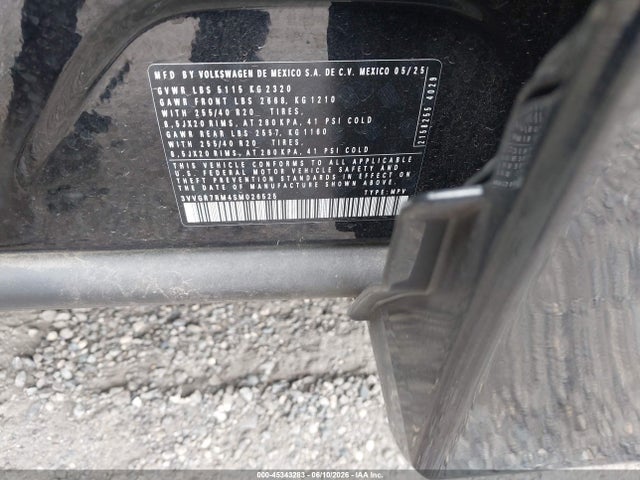 Продаж на аукціоні авто 2025 Volkswagen Tiguan 2.0t Se R-line Black, vin: 3VVGR7RM4SM026525, номер лоту: 45343283