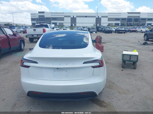 2025 Tesla Model 3 მანქანა იყიდება აუქციონზე, vin: 5YJ3E1EA0SF030786, აუქციონის ნომერი: 45343303